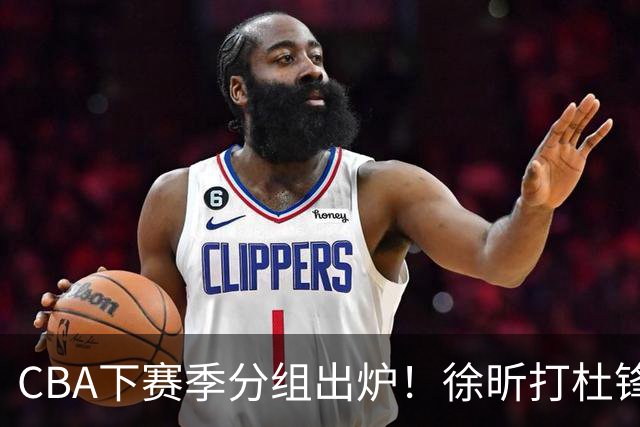 CBA下赛季分组出炉！徐昕打杜锋4次 广东与北京交手4次 赵睿很开心